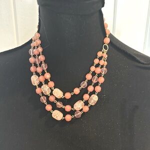 Robert and Rose Double Stranded Pink Women’s Fashion Necklace
